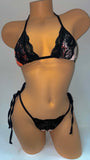 VELVET TWINKLE TIE SKIRT 3PC SET