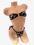 LEOPARD INFINITY THONG 2PC