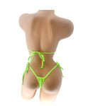 NEON GREEN CHAINED 2PC SET