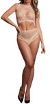 LE DESIR DUO NET KEY HOLE BRA SET  BEIGE