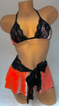VELVET TWINKLE TIE SKIRT 3PC SET