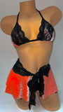 VELVET TWINKLE TIE SKIRT 3PC SET