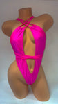 PRETTY IN PINK STRAPPY ONE PIECE