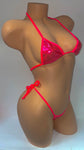 CORAL TWINKLE BIKINI 2PC SET