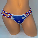4TH OF JULY INSPIRED KANDY BAND BIKINI BOTTOMS