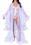 HOLLYWOOD GLAM LUXURY ROBE WHITE