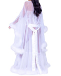 HOLLYWOOD GLAM LUXURY ROBE WHITE