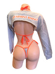EXCLUSIVE RHINO CUT OFF CROP CREWNECK