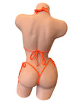 RHINESTONE BUTTERFLY G-STRING 2PC SET