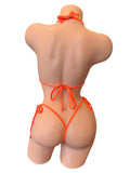 RHINESTONE BUTTERFLY G-STRING 2PC SET