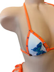 RHINESTONE BUTTERFLY G-STRING 2PC SET