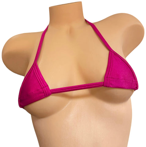 DW OS FUSHIA EXTREME MICRO BIKINI TOPS (SINGLES)