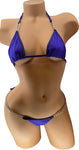 DW OS CHAINED PURPLE THONG 2PC