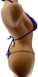 DW OS CHAINED PURPLE THONG 2PC