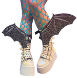 Reflective Glitter Bat Original Wingz Pair For Calf Or Boot