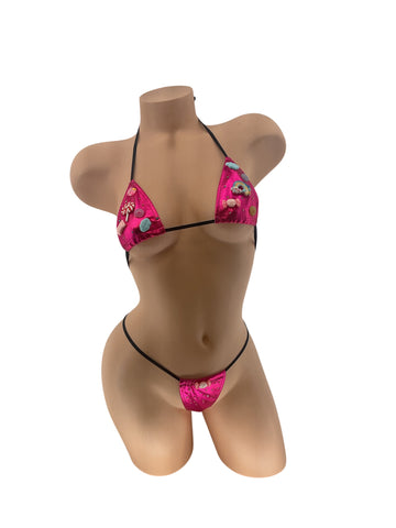 HOT PINK KANDY KISSED 2PC