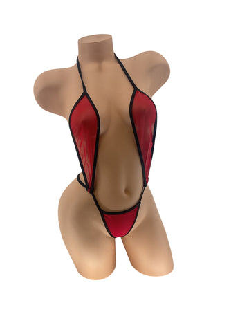 RED MESH SLING SHOT