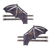 Reflective Glitter Bat Original Wingz Pair For Calf Or Boot