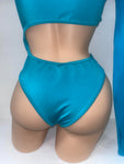 SEAFOAM ONE ARM CUT OUT ONE PIECE