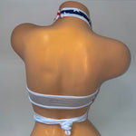 STAR & STRIPED HALTER TOP