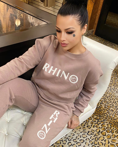 MOCHA SPEARMINT RHINO JOGGER SET