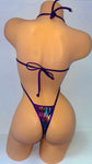 COLOR POP DIAMOND TOP&THONG ONE PIECE