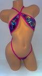 COLOR POP RAIN X-BACK ONE PIECE