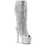 FRINGE KNEE HIGH BOOTS